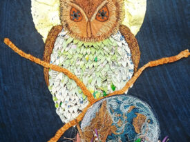 David Attenborough Owl Keeps Guard